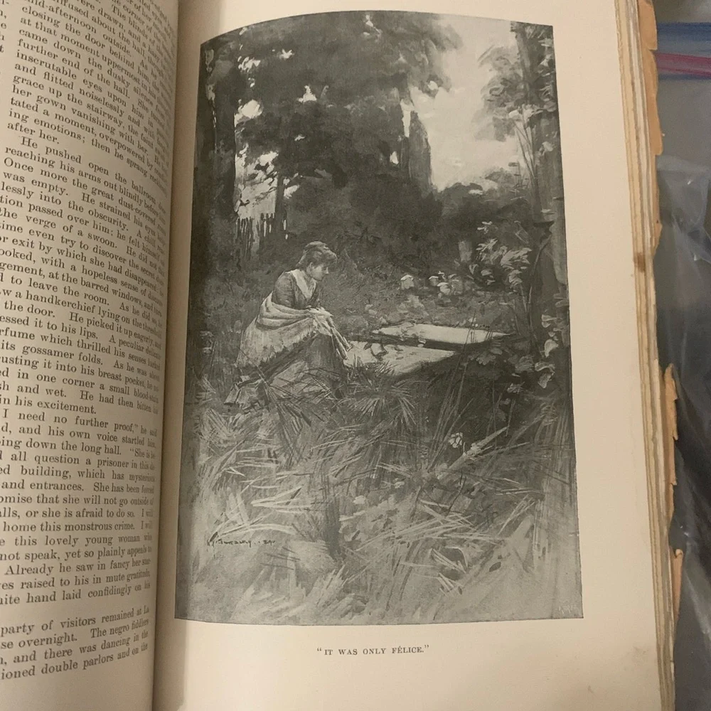 Vintage Harper's New Monthly Magazine plus a other small green book from 1920